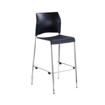 Image for National Public Seating Cafetorium Bar Stool, Plastic Seat, Navy from HD Supply