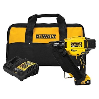 DeWalt 20v Max Brushless Cordless 30 Degree Framing Nailer Kit