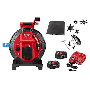 Image for Milwaukee M18™ 120’ Mid-Stiff Modular Pipeline Inspection System from HD Supply