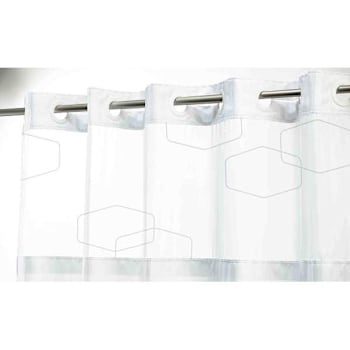 Image for Standard Textile Hook-Free Hampton Shower Curtain Printed Window 72"X74" 12/Cs from HD Supply