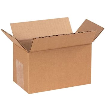 Box Partners Long Corrugated Boxes 6"X3"X3" Kraft Package Of 25