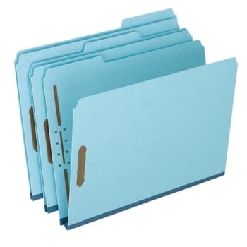 Image for Pendaflex® Blue Heavy-Duty Pressboard Folder With Fastener Package Of 25 from HD Supply