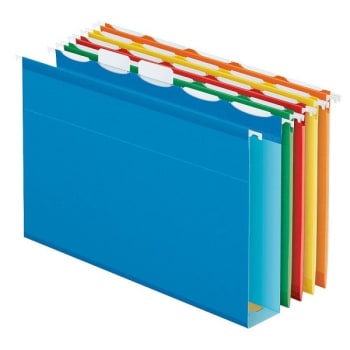 Image for Pendaflex® Blue Assorted Box-Bottom Hanging File Folder Package Of 20 from HD Supply