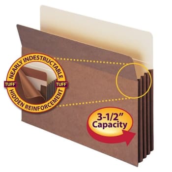 Image for Smead® Dark Brown 3-1/2" Pocket File Pocket 9-1/2" X 11-3/4", Package Of 10 from HD Supply