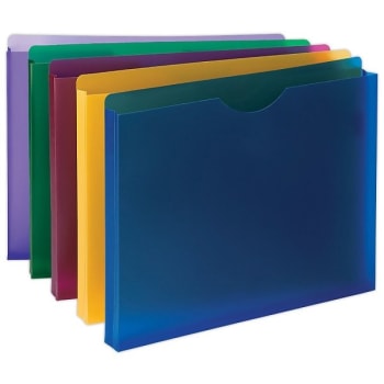 Image for SMEAD® Assorted Color Poly Expanding File Jacket, Package Of 10 from HD Supply