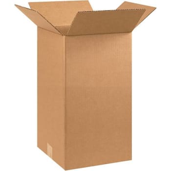 Box Partners Tall Corrugated Boxes 10"X10"X18" Kraft Package Of 25