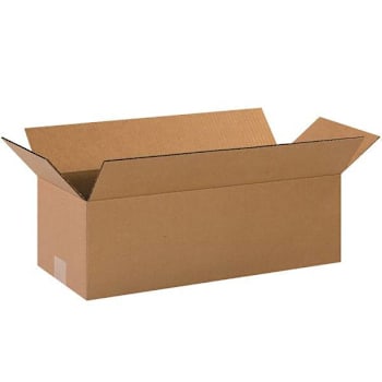 Box Partners Long Corrugated Boxes 20"X8"X6" Kraft Package Of 25