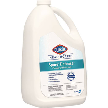 Image for Clorox Healthcare Spore Defense Cleaner Disinfectant Open System 1-G Case Of 4 from HD Supply