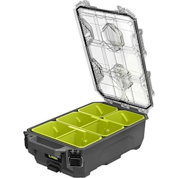 Image for Ryobi Link COMPACT Small Parts Organizer Tool Box With 6-Compartment Modular from HD Supply