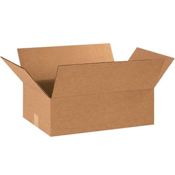 Box Partners Flat Corrugated Boxes 18"X12"X6" Kraft Package Of 25