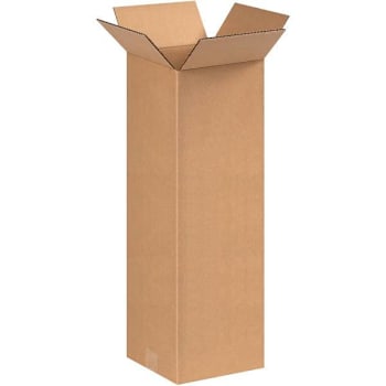 Image for Box Partners Tall Corrugated Boxes 8"X8"X24" Kraft Package Of 25 from HD Supply