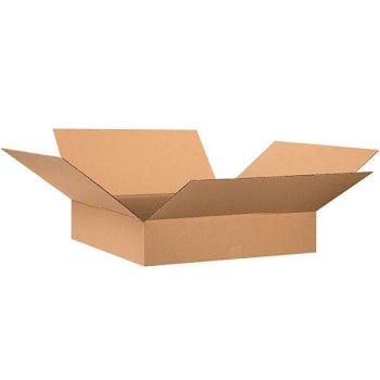 Image for Box Partners Flat Corrugated Boxes 28"X28"X6" Kraft Package Of 10 from HD Supply