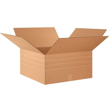 Image for Box Partners Multi-Depth Corrugated Boxes 24"X24"X12" Kraft Package Of 10 from HD Supply
