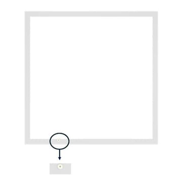 Halco LED 2 X 2 Flat Panel, 3.5mm Receptacle, Lumen & Color Selectable, Dimmable