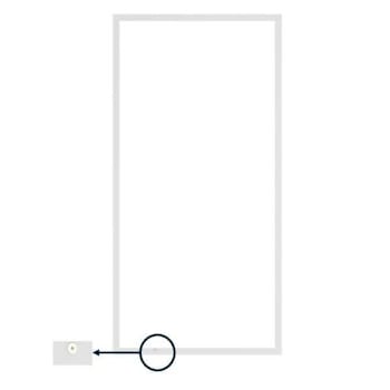 Halco LED 2 X 4 Flat Panel, 3.5mm Receptacle, Lumen & Color Selectable, Dimmable