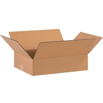 Image for Box Partners Flat Corrugated Boxes 16"X12"X4" Kraft Package Of 25 from HD Supply