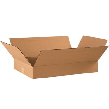 Box Partners Flat Corrugated Boxes 22"X14"X4" Kraft Package Of 25