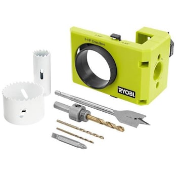 Image for Ryobi Wood/Metal Door Lock Installation Kit from HD Supply