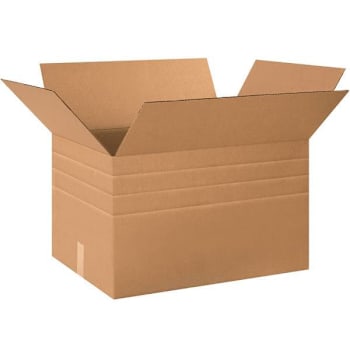 Box Partners Multi-Depth Corrugated Boxes 24"X18"X18" Kraft Package Of 15