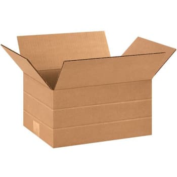 Image for Box Partners Multi-Depth Corrugated Boxes 12"X9"X6" Kraft Package Of 25 from HD Supply