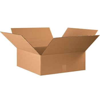 Image for Box Partners Flat Corrugated Boxes 22"X22"X8" Kraft Package Of 15 from HD Supply