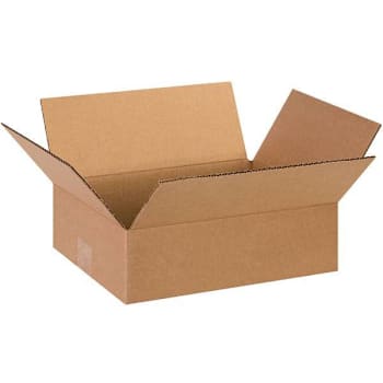 Image for Box Partners Flat Corrugated Boxes 13"X10"X4" Kraft Package Of 25 from HD Supply
