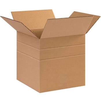 Image for Box Partners Multi-Depth Corrugated Boxes 10"X10"X10" Kraft Package Of 25 from HD Supply