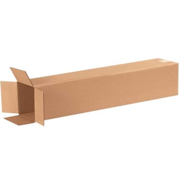 Box Partners Tall Corrugated Boxes 6"X6"X30" Kraft Package Of 25