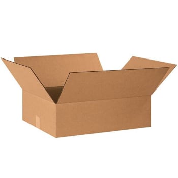 Image for Box Partners Flat Corrugated Boxes 20"X16"X6" Kraft Package Of 25 from HD Supply