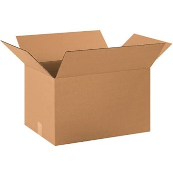 Box Partners Corrugated Boxes 20"X14"X12" Kraft Package Of 20