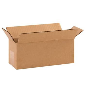 Image for Box Partners Long Corrugated Boxes 10"X4"X4" Kraft Package Of 25 from HD Supply