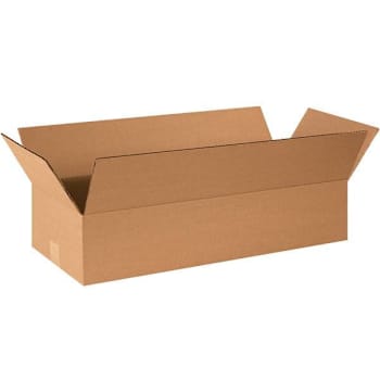 Image for Box Partners Flat Corrugated Boxes 24"X10"X4" Kraft Package Of 25 from HD Supply
