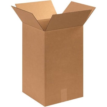 Box Partners Corrugated Boxes 12"X12"X20" Kraft Package Of 25