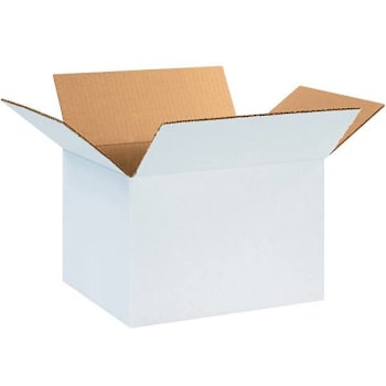 Image for Box Partners Corrugated Boxes 12"X10"X8" White Package Of 25 from HD Supply