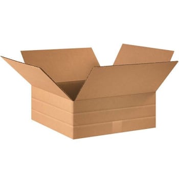 Image for Box Partners Multi-Depth Corrugated Boxes 16"X16"X6" Kraft Package Of 25 from HD Supply