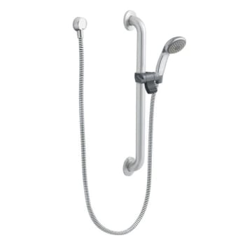 Image for Moen Commercial Chrome/stainless 2.5 Gpm Slide Bar/grab Bar Shower from HD Supply