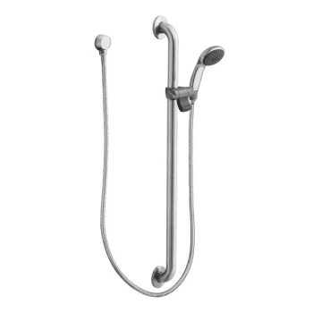 Image for Moen Commercial Chrome/stainless 36" 2.5 GPM Slide Bar/Grab Bar Shower from HD Supply