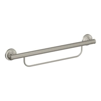 Image for Moen Home Care Brushed Nickel 24" Grab Bar With Towel Bar from HD Supply