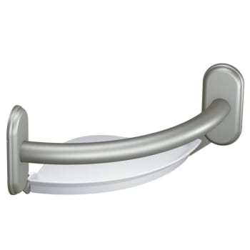 Image for Moen Grab Bar Brushed Nickel 9" Grab Bar With Corner Shelf from HD Supply