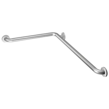 Image for Moen Home Care 16 X 32 In. Peened L-Shaped Grab Bar from HD Supply