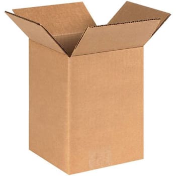 Box Partners Corrugated Boxes 6"X6"X8" Kraft Package Of 25