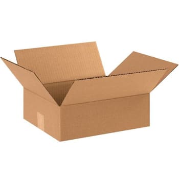 Image for Box Partners Flat Corrugated Boxes 12"X10"X4" Kraft Package Of 25 from HD Supply