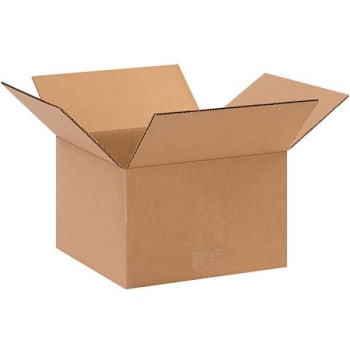 Box Partners Corrugated Boxes 10"X10"X6" Kraft Package Of 25