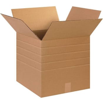 Box Partners Multi-Depth Corrugated Boxes 15"X15"X15" Kraft Package Of 25