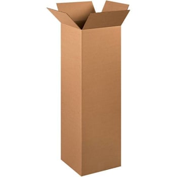 Image for Box Partners Tall Corrugated Boxes 12"X12"X40" Kraft Package Of 15 from HD Supply