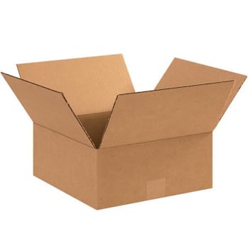 Image for Box Partners Flat Corrugated Boxes 12"X12"X5" Kraft Package Of 25 from HD Supply