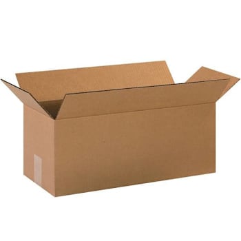 Box Partners Long Corrugated Boxes 20"X8"X8" Kraft Package Of 25