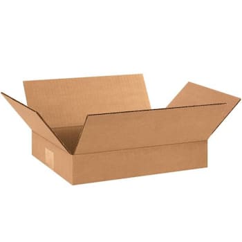 Image for Box Partners Flat Corrugated Boxes 12"X9"X2" Kraft Package Of 25 from HD Supply
