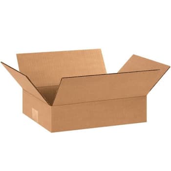 Image for Box Partners Flat Corrugated Boxes 12"X8"X3" Kraft Package Of 25 from HD Supply