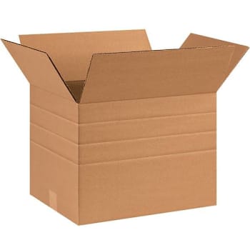 Box Partners Multi-Depth Corrugated Boxes 16"X12"X12" Kraft Package Of 25